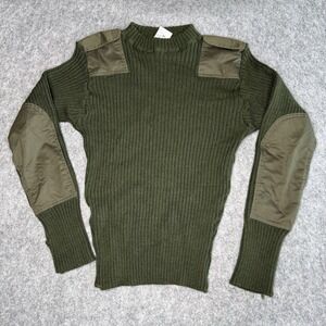 DSCP Valor Collection Wool Service Sweater Men's Size 40 Olive Green US Military